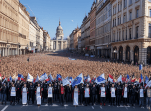 Demonstrațiile din Bielefeld s-au desfășurat pașnic grație intervenției poliției