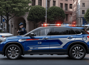 Incident în Augsburg: Bărbat atacă polițiști în timpul unei investigații rutiere