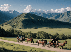 Călătorie inedită pentru pace: Doi germani merg 4800 km cu trăsura trasă de cai, de la Berlin la Betleem, traversând și România