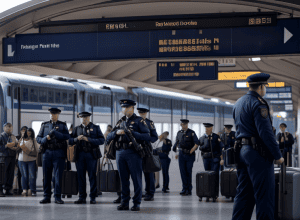 După atacul cu cuţit din Hamburg: Controale masive în gara centrală
