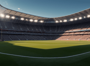 Finala Cupei Berlinului, umbrită de un gazon rușinos: "Tipic Berlin!" și linii de fotbal american
