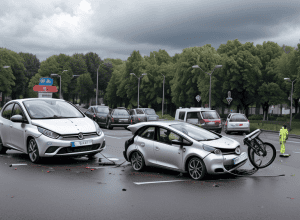 Accident în Germania: Şofer a lovit un copil de 10 ani pe bicicletă într-un sens giratoriu din Schwerte