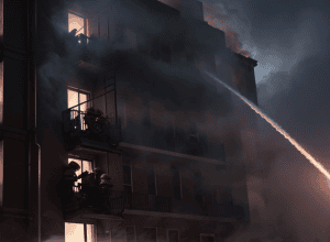 Incendiu în Heinsberg: Pompierii au salvat un copil dintr-un bloc în flăcări în Germania
