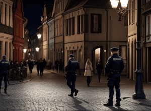 Poliția a intervenit rapid în Trier, Germania: Un bărbat beat cu cuțit, reținut în zona pietonală centrală