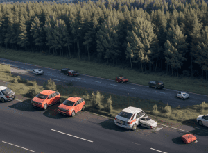 Accident grav în Erfurt: Șoferul unui Audi a lovit un motociclist după ce a ieșit de pe autostrada A4