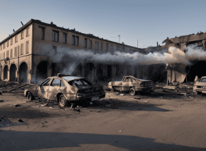 Atac asupra poliției din München: Șase mașini incendiate, pagube de un milion de euro și pericol pentru cai