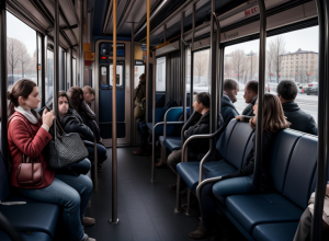 Frankfurt: Un bărbat a amenințat un pasager cu arma într-un autobuz și a fost arestat