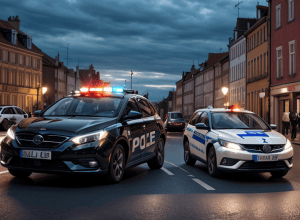 Șofer beat prins de poliție în Erfurt, Germania, cu peste 1.7 la mie alcool