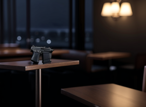 Incident șocant într-un McDonald's din Ingelheim: Un bărbat a amenințat un adolescent cu o armă softair realistă