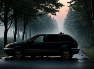 Germania: Hoț de Audi se prăbușește cu mașina, fuge în pădure, dar este prins de poliție