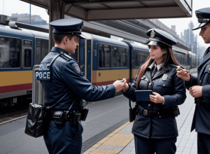 Hoț cu telefon furat, prins în tren spre Halle, localizat de fiul proprietarului