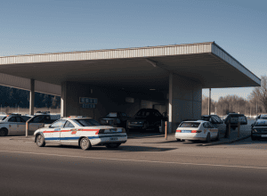 Jaf pe autostradă în Germania: Tâlharul a furat lanțuri de aur și portofelul dintr-o parcare de pe A43 lângă Marl