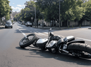 Cursant la școala de șoferi moto a căzut în timpul exercițiilor în Germania