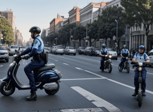 Poliţia din Mainz a sancţionat zeci de biciclişti şi utilizatori de trotinete electrice pentru încălcări rutiere