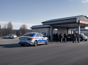Poliția din Germania a oprit o mașină cu adolescenți suedezi căutați internațional