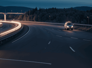 Șofer albanez drogat și cu acte false, prins pe autostrada A5 din Germania