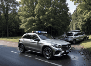 Accident grav în Germania: Un Mercedes a intrat într-un copac lângă Lehrte, doi răniți serios