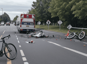 Biciclistă rănită grav într-un accident în zona portului din Freiburg