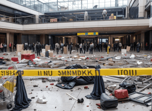 Poliția a folosit taserul împotriva adolescenților în timpul dezordinilor dintr-un mall de lângă New York