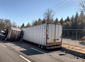 Accident în Delmenhorst: Șofer de TIR, victimă a unei urgențe medicale, a intrat cu vehiculul într-un gard