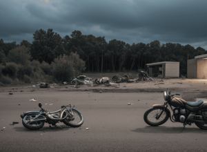 Conflict violent în trafic în Germania: un ciclist a tras un motociclist de pe motocicletă după o depășire periculoasă