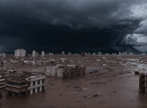 Tornadă și inundații devastatoare în Chile: 60.000 de persoane au rămas fără electricitate