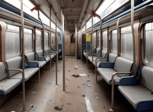 Fani ai clubului german "Unterhaching" au vandalizat un tren după un meci de fotbal