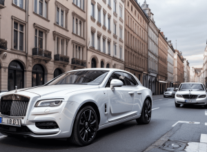 Un Rolls Royce de lux a fugit de la locul accidentului în Minden, Germania