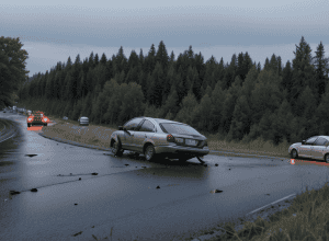 Pasager beat a smuls volanul: Accident grav în Germania pe A20, patru răniți serios