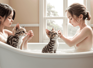 Influencerul Mowky, mușcat de un pui de pisică în timpul unui live stream