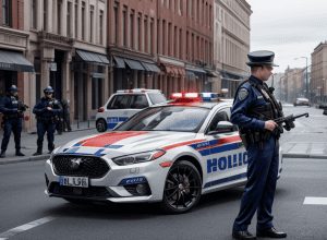 Poliția din Darmstadt a confiscat un revolver de la un bărbat