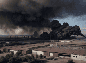 Incendiu major într-o hală din Großkrotzenburg, Germania: Pagube de sute de mii de euro