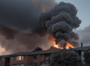 Incendiu devastator la un balcon în Ludwigshafen: Clădire declarată nelocuibilă, pagube de 100.000 de euro