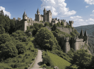 Turistă căzută de pe zidul Castelului Znojmo din Cehia: Balustrada de lemn a cedat