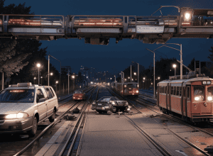 Accident grav în Dortmund: Tramvai deraiat după o coliziune cu o mașină, șoferul autoturismului rănit grav