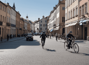 Captură neobișnuită în Germania: O polițistă a urmărit și prins un evadat pe o bicicletă de copil