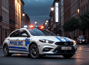 Căutat de autorități, un bărbat a oprit singur o mașină de poliție în Kassel, Germania