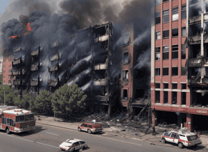 Incendiu major în Gießen, Germania: Pagube de 200.000 de euro și două apartamente distruse