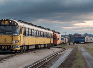 Accident grav în Germania: Un autobuz școlar, lovit de tren la o trecere la nivel, mai mulți răniți