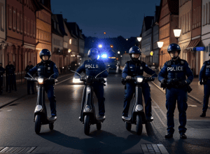 Val de controale: Șoferi de trotinete electrice, prinși beți și drogați de poliția din Schwerin