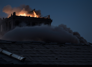 Incendiu puternic la acoperișul unei clădiri din Konstanz, Germania: Pagube de 50.000 de euro și un rănit