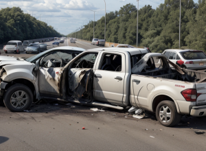 Accident mortal în Germania: Un TIR a rupt parapetul pe autostrada A8 și a lovit o mașină din sens opus, un șofer a decedat