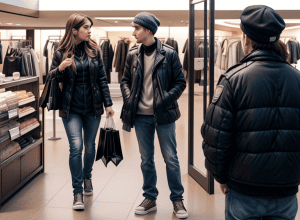 O hoață de buzunare prinsă în flagrant într-un centru comercial din Bochum