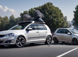 Accident grav în Germania: Șoferul unui Peugeot, rănit serios la Hagen