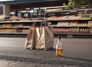 Germania: Hoțul de alcool, prins de poliție cu sticla aproape goală