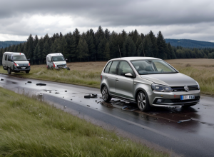 Accident grav în Germania: Șofer beat de camion a intrat pe contrasens și a provocat o coliziune frontală, un rănit grav