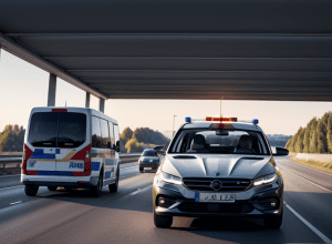 Doi șoferi, un român și un polonez, prinși de poliția germană pe A11: unul căutat pentru furt, celălalt cu droguri și fără permis