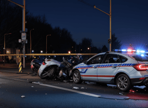 Motociclist grav rănit într-un accident la Mannheim, Germania