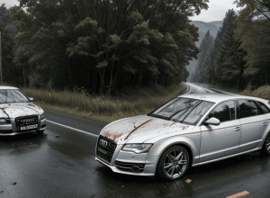 Accident grav în Germania: Motociclist rănit serios după coliziunea cu un Audi în Oberriexingen