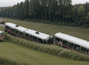 Accident grav în Germania: Autocarul s-a prăbușit pe o pantă, zece răniți